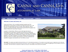 Tablet Screenshot of cannalaw.com